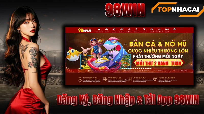 TOP NHÀ CÁI UY TÍN - Hướng Dẫn Đăng Ký, Đăng Nhập & Tải App 98WIN